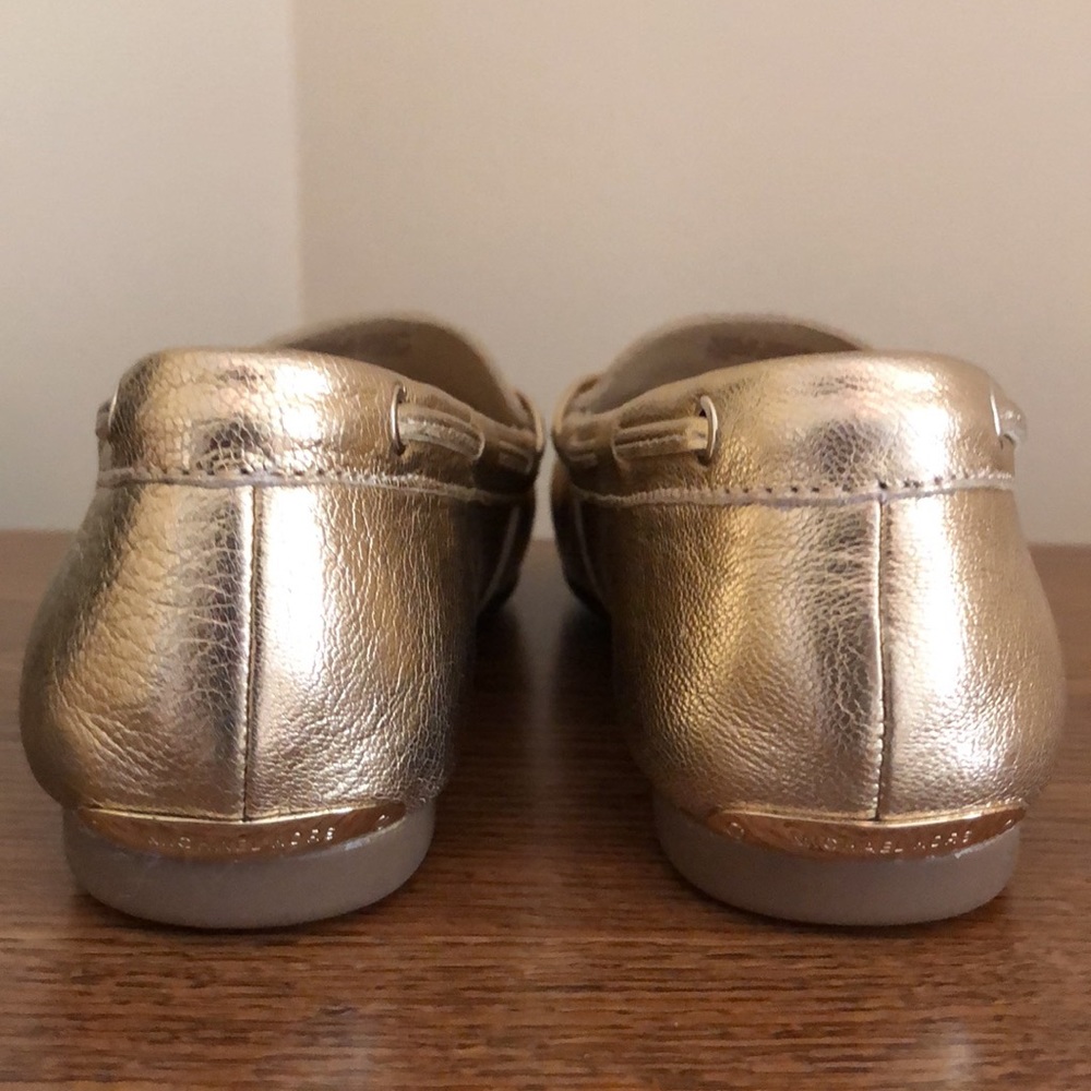 Michael Kors Gold Loafers - Picture 2 of 16